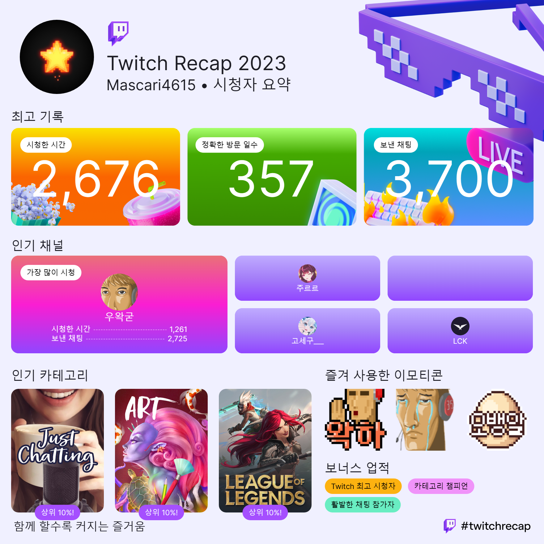 트위치 리캡 2